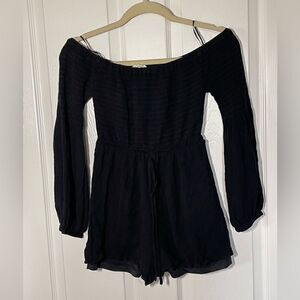 Onetheland off the shoulder romper size small